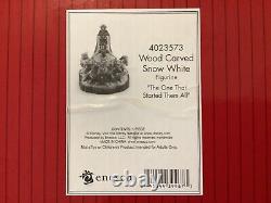Figurine sculptée en bois Blanche-Neige de Enesco Disney Traditions 4023573 Nouvelle dans sa boîte