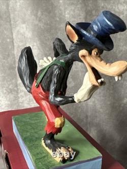 Figurines Jim Shore Disney Traditions 3 Petits Cochons 6005974 & Grand Méchant Loup