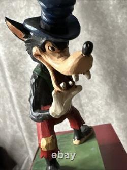 Figurines Jim Shore Disney Traditions 3 Petits Cochons 6005974 & Grand Méchant Loup