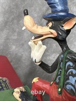 Figurines Jim Shore Disney Traditions 3 Petits Cochons 6005974 & Grand Méchant Loup