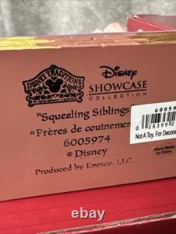 Figurines Jim Shore Disney Traditions 3 Petits Cochons 6005974 & Grand Méchant Loup