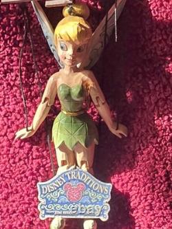 JIM SHORE Clochette MARIONETTE Figurine RETIRÉE #4031310 Disney Tradition RARE