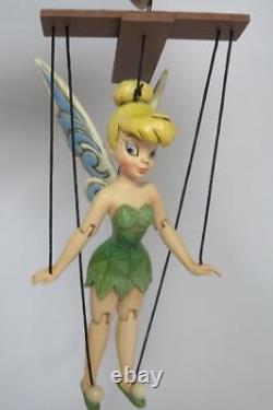 JIM SHORE Fée Clochette MARIONETTE Figurine RETIRÉE #4031310 Disney Tradition RARE