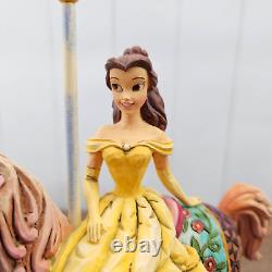 Jim Shore Belle Princesse Disney de la Connaissance Cheval de Carrousel Beauté et la Bête