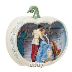 Jim Shore Disney CENDRILLON SCÈNE DE CARRIAGE CITROUILLE - AMOUR AU PREMIER REGARD 6011926
