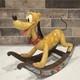 Jim Shore Disney Faithful Friend Pluto Cheval &agrave; Bascule 4016584 Avec Bo&icirc;te - Retir&eacute;
