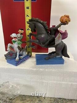 Jim Shore Disney Heads Up Ichabod! - Cavalier Sans Tête & Ichabod Crane Halloween