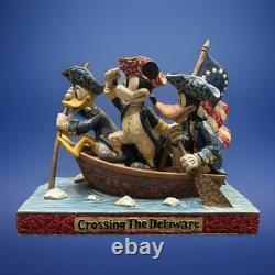 Jim Shore Disney ? Héros irrésistibles ? Mickey et Donald traversant le Delaware 4004045