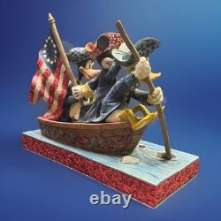 Jim Shore Disney ? Héros irrésistibles ? Mickey et Donald traversant le Delaware 4004045