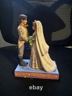 Jim Shore Disney Le Grand Jour 4056751 Mariage de Raiponce et Flynn Rider Sans Boîte