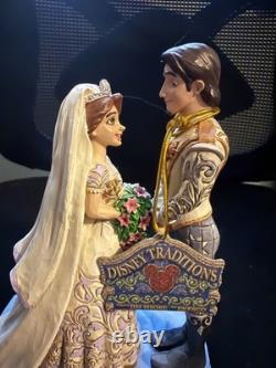 Jim Shore Disney Le Grand Jour 4056751 Mariage de Raiponce et Flynn Rider Sans Boîte