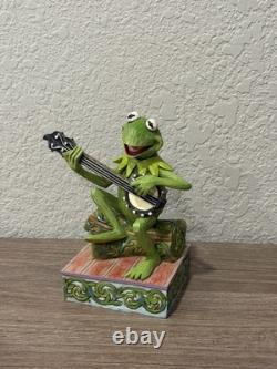 Jim Shore Disney Les Muppets Kermit Trouvez votre connexion arc-en-ciel 4020800 avec boîte