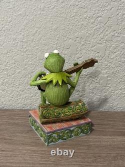 Jim Shore Disney Les Muppets Kermit Trouvez votre connexion arc-en-ciel 4020800 avec boîte