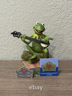 Jim Shore Disney Les Muppets Kermit Trouvez votre connexion arc-en-ciel 4020800 avec boîte