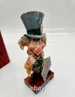 Jim Shore Disney Mad Hatter Figurine Alice Au Pays Des Merveilles Mad Cap Mayhem En Boîte