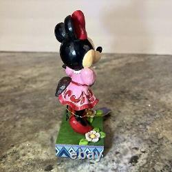 Jim Shore Disney Minnie Mouse & Fifi Puppy Dog Figurine Figurine Amis pour toujours Rare