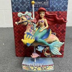 Jim Shore Disney Princesse De Mer Ariel Little Mermaid Carrousel Horse 4011742