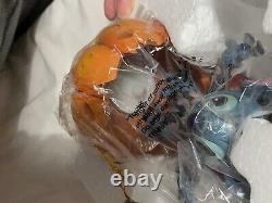 Jim Shore Disney Stitch Halloween En Citrouille Allumée Très Rare 4016579