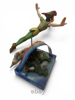 Jim Shore Disney Tradition Peter Pan s’envole vers les étoiles avec boîte, état excellent d’occasion