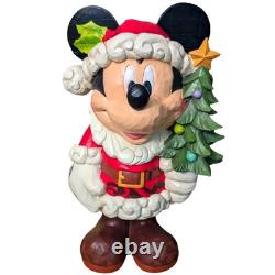 Jim Shore Disney Traditions 17 figurine Mickey Mouse Old St. Mick New