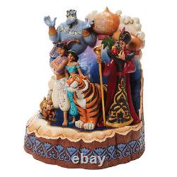 Jim Shore Disney Traditions 6008999 Sculpté Par Le Cœur Aladdin Un Lieu Merveilleux Nouveau