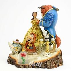Jim Shore Disney Traditions Beauté Et Bête Sculptée Par Figurine De Coeur #4031487