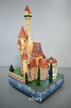 Jim Shore Disney Traditions Beauté Et La Bête Enchanted Kingdom Castle Rare