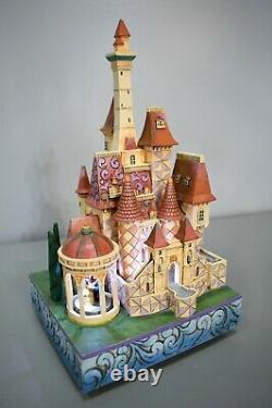 Jim Shore Disney Traditions Beauté Et La Bête Enchanted Kingdom Castle Rare