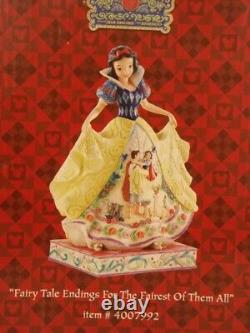 Jim Shore Disney Traditions Blanche-Neige Fins de Contes de Fées La Plus Belle de Toutes Dans la Boîte