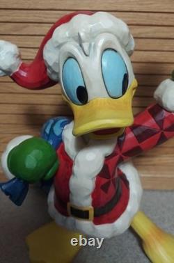 Jim Shore Disney Traditions Célébration des Fêtes RARE 4046024 Donald Duck