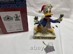 Jim Shore Disney Traditions Débranchées Pour Les Fêtes Donald Duck Mib