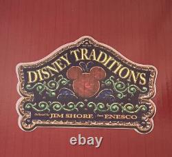 Jim Shore Disney Traditions Decking The Halls Jack Zero 6008991 Glow Dark Nouveau