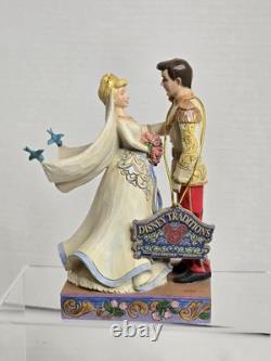 Jim Shore Disney Traditions Enesco # 4056748 Figurine 'Ils vécurent heureux' HTF