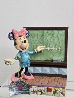 Jim Shore Disney Traditions Enesco # 4059750 Figurine Class Act Avec Boîte et Étiquette de Suspension