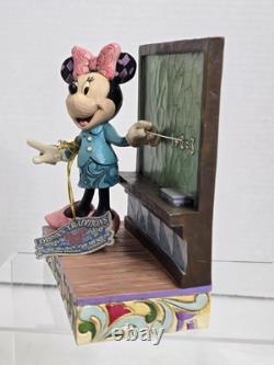 Jim Shore Disney Traditions Enesco # 4059750 Figurine Class Act Avec Boîte et Étiquette de Suspension