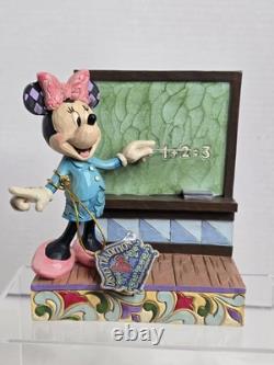 Jim Shore Disney Traditions Enesco # 4059750 Figurine Class Act Avec Boîte et Étiquette de Suspension