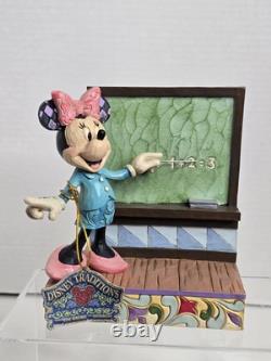 Jim Shore Disney Traditions Enesco # 4059750 Figurine Class Act Avec Boîte et Étiquette de Suspension