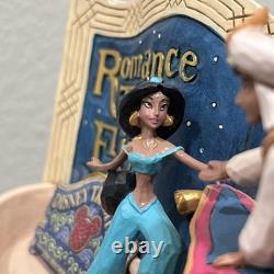 Jim Shore Disney Traditions Enesco Figurine Livre d'Histoire Aladdin L'Amour Prend Son Envol