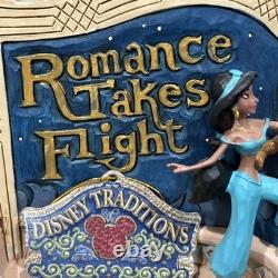 Jim Shore Disney Traditions Enesco Figurine Livre d'Histoire Aladdin L'Amour Prend Son Envol