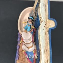 Jim Shore Disney Traditions Enesco Figurine Livre d'Histoire Aladdin L'Amour Prend Son Envol