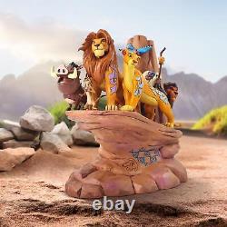 Jim Shore Disney Traditions Figurine Le Roi Lion Sculpté dans la Pierre 6014329