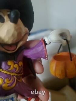 Jim Shore Disney Traditions Halloween Minnie Mouse Sweet Treat Figurine Nos Lus