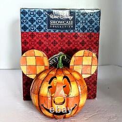 Jim Shore Disney Traditions Joyeux Halloween Mickey Mouse Citrouille Enesco Boîte