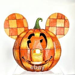 Jim Shore Disney Traditions Joyeux Halloween Mickey Mouse Citrouille Enesco Boîte