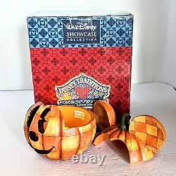 Jim Shore Disney Traditions Joyeux Halloween Mickey Mouse Citrouille Enesco Boîte