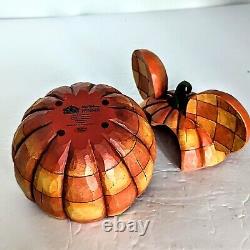 Jim Shore Disney Traditions Joyeux Halloween Mickey Mouse Citrouille Enesco Boîte
