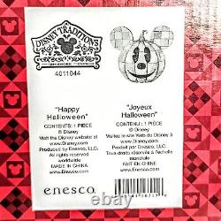 Jim Shore Disney Traditions Joyeux Halloween Mickey Mouse Citrouille Enesco Boîte