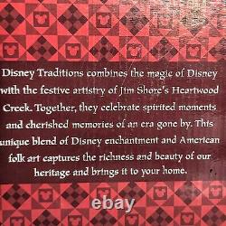 Jim Shore Disney Traditions Joyeux Halloween Mickey Mouse Citrouille Enesco Boîte