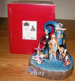 Jim Shore Disney Traditions L'ÉTRANGE NOËL DE M. JACK (6001287) Sculpté par le Cœur