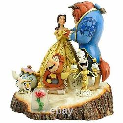 Jim Shore Disney Traditions La Beauté Et La Bête Sculptées Par La Figurine Du Cœur, 7.75